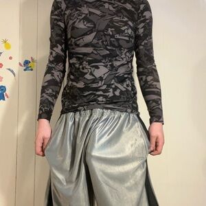 Men's Shiny dazzle basketball shorts